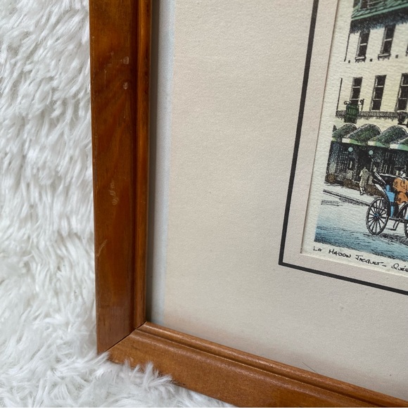 La Maison Jacquet Quebec Jean Philippe Vogel Framed Art Print - Picture 8 of 11